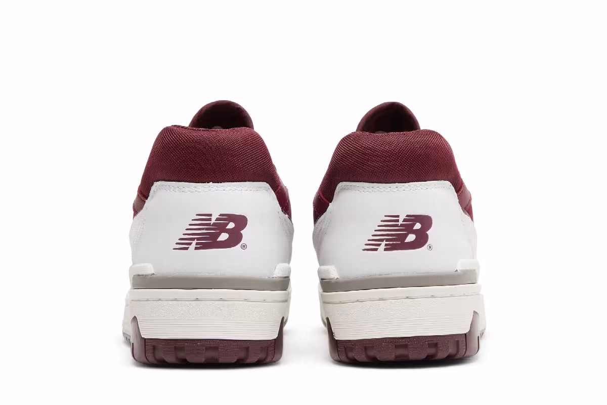 New Balance 550 Burgundy Turquoise, view 7