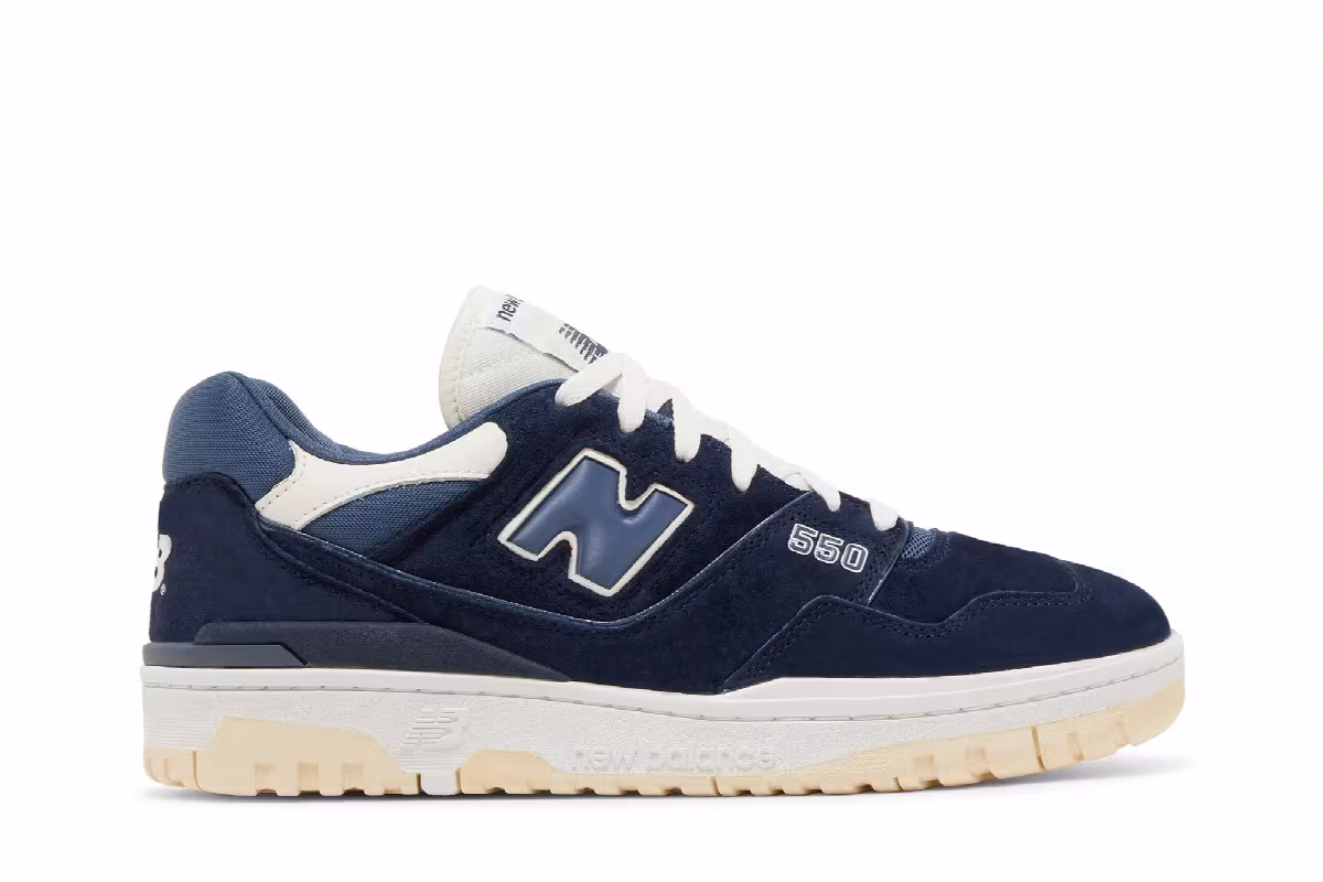 New Balance 550 Indigo Sea Salt, view 2