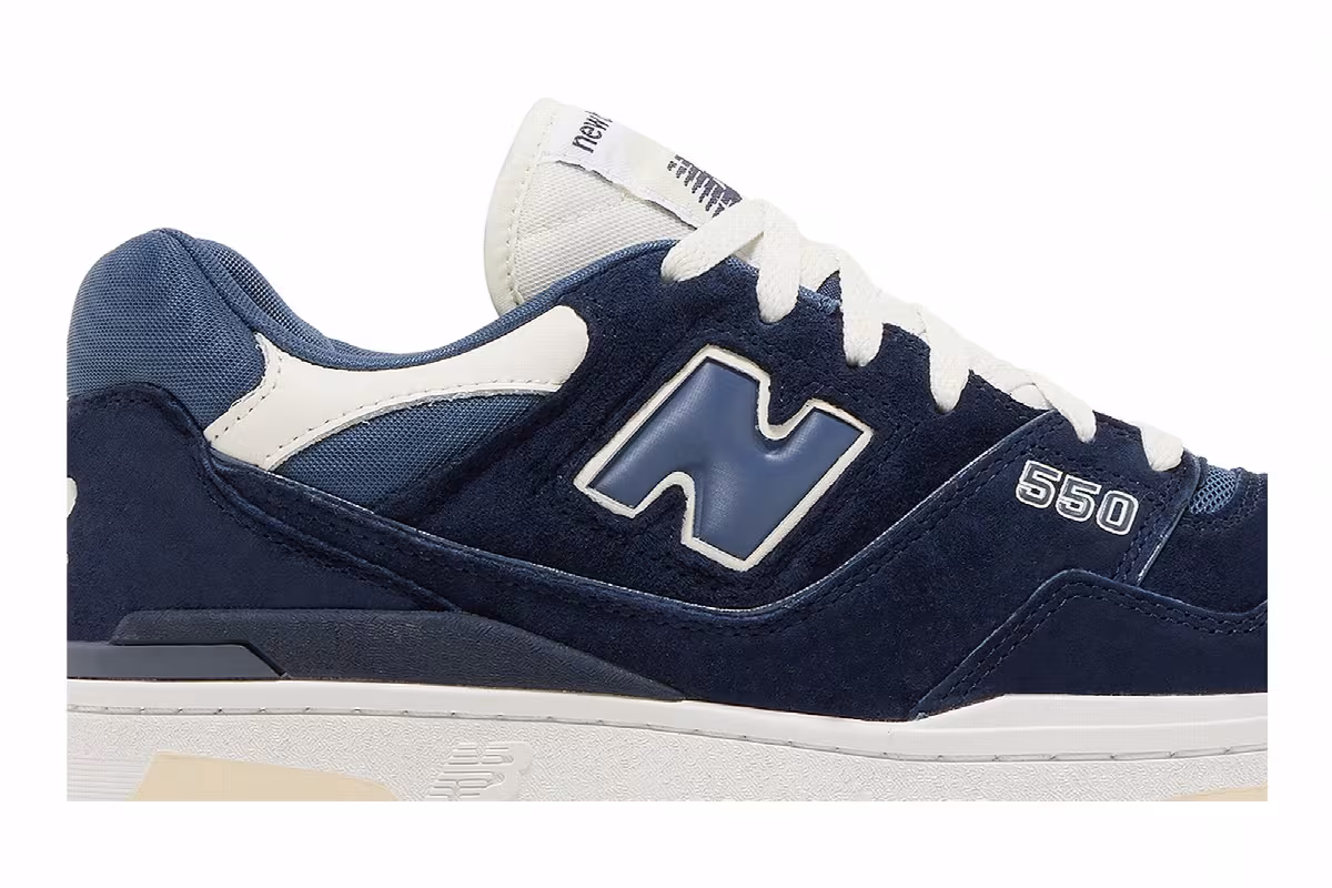 New Balance 550 Indigo Sea Salt, view 3