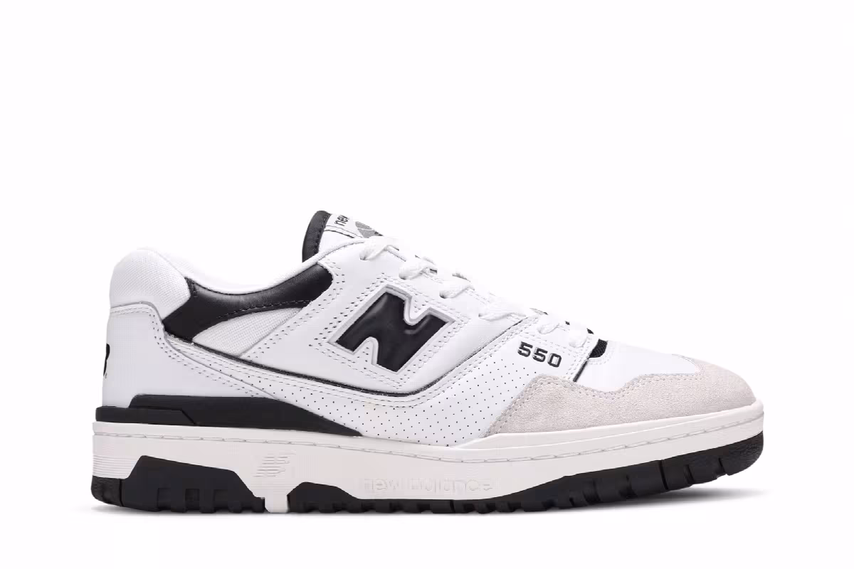 New Balance 550 Sea Salt Black, view 2