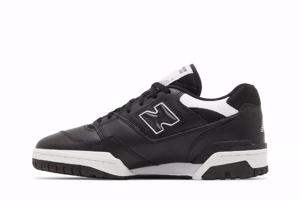 New Balance 550 Black White, view 4