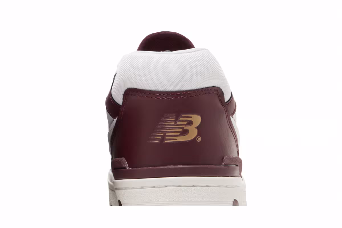 New Balance 550 White Burgundy, view 8