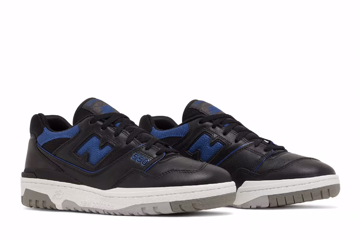 New Balance 550 Black Blue Groove, view 9