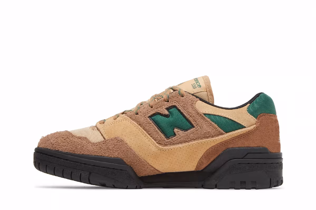 size? x New Balance 550 Cordura Pack - Light Brown Green, view 4