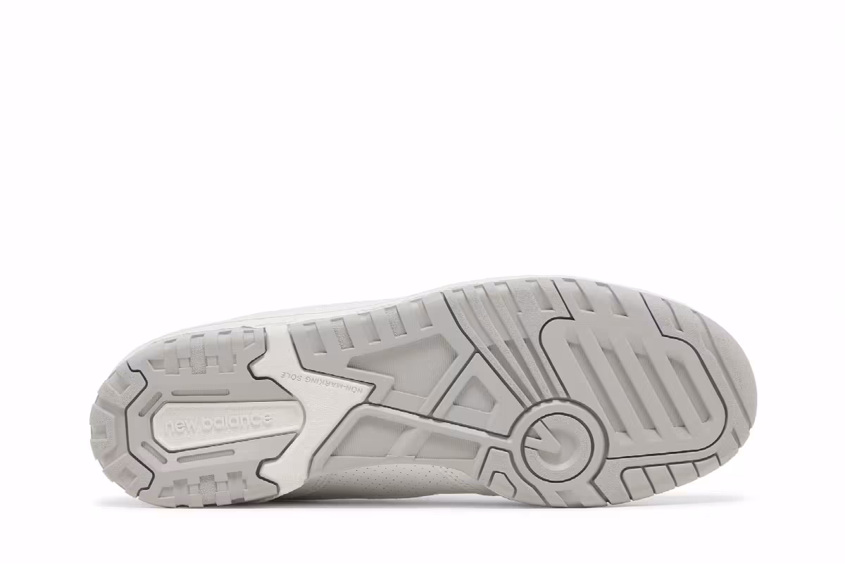 New Balance 550 2E Wide White Grey, view 5