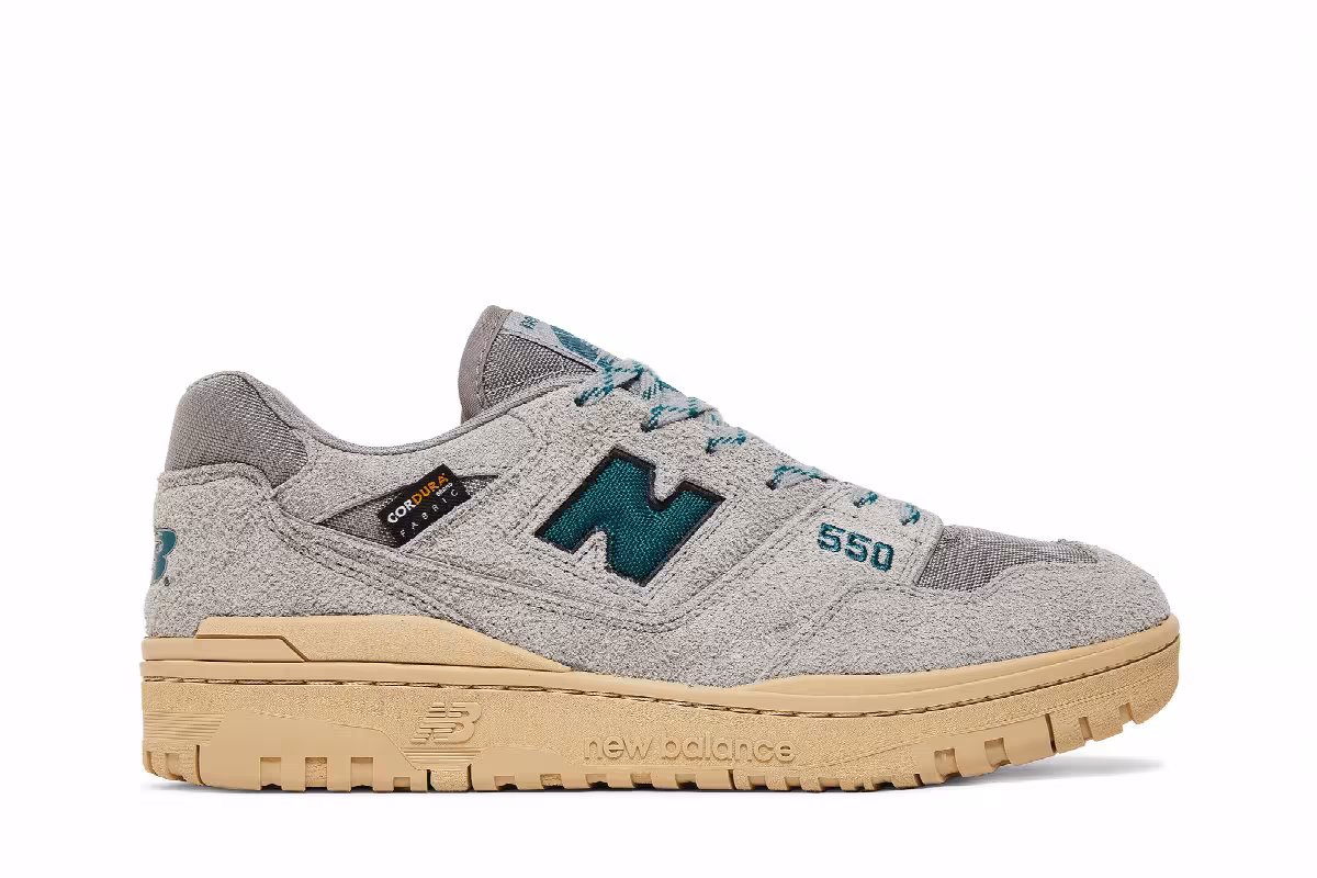 size? x New Balance 550 Cordura Pack - Grey Cream, view 2