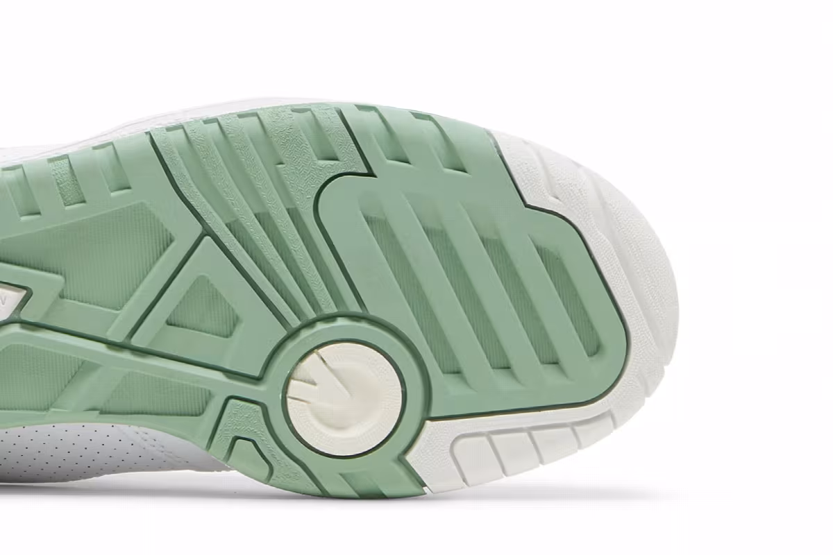 New Balance 550 White Mint Green, view 6