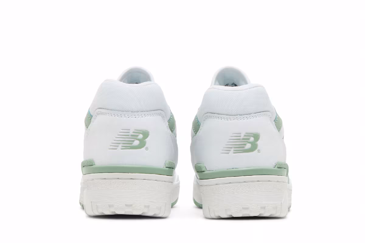 New Balance 550 White Mint Green, view 7
