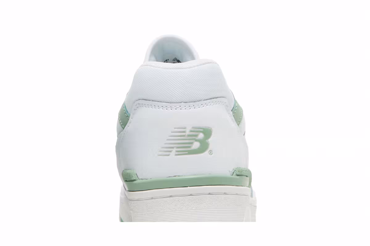 New Balance 550 White Mint Green, view 8
