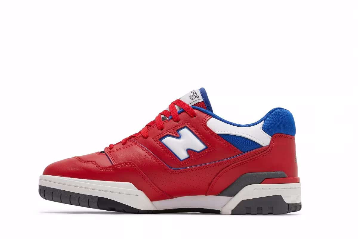New Balance 550 Red Blue, view 4
