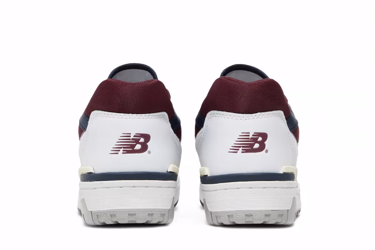 New Balance 550 Burgundy Natural Indigo, view 7