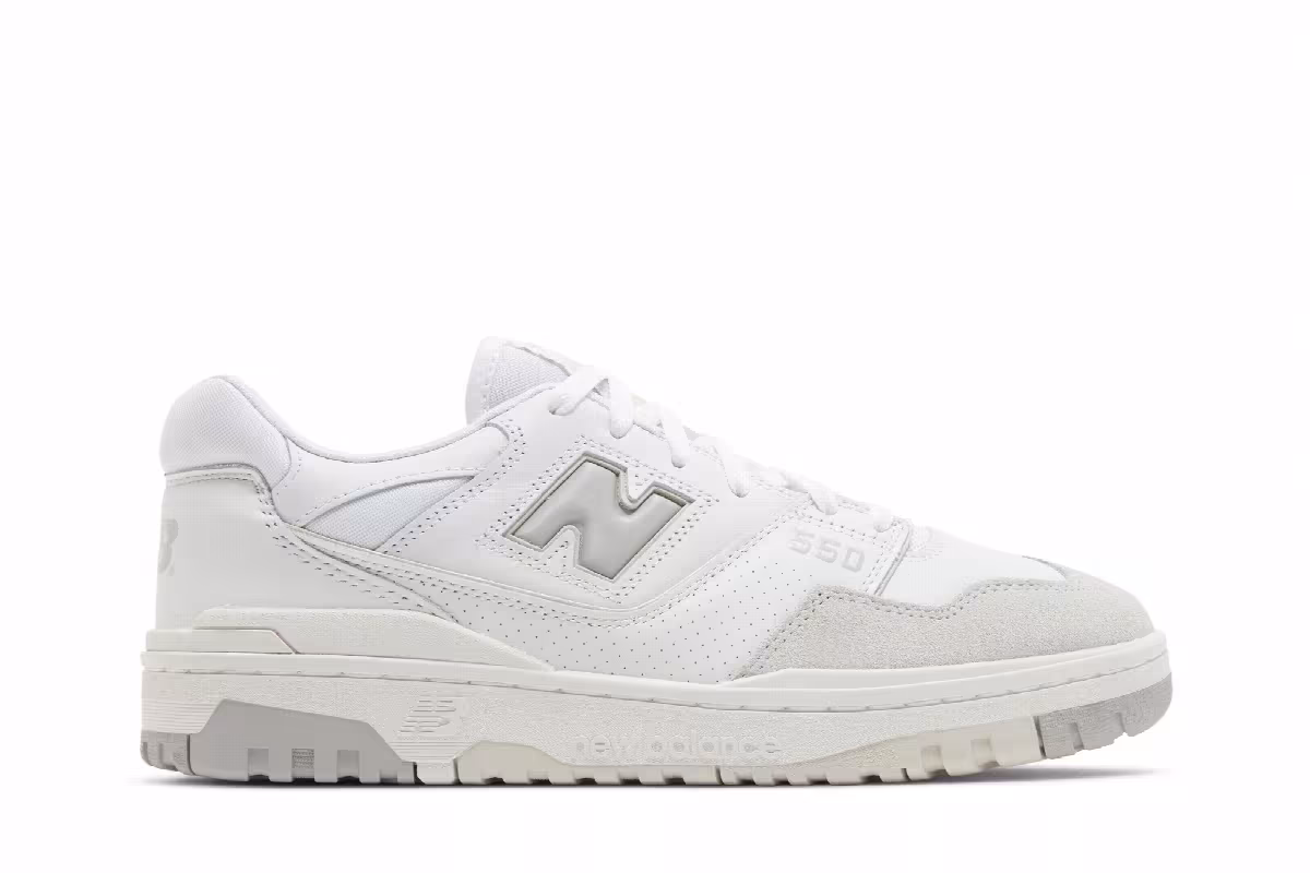 New Balance 550 White Summer Fog, view 2