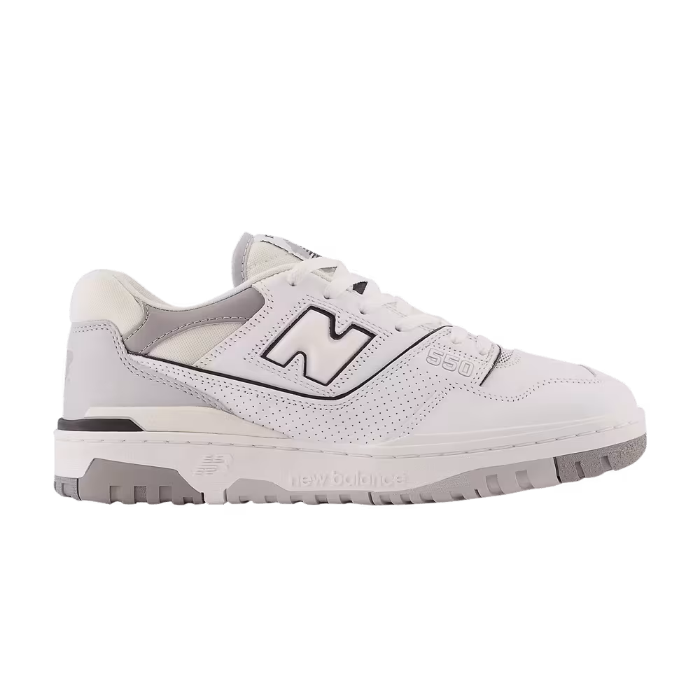 New Balance 550 2E Wide White Marblehead