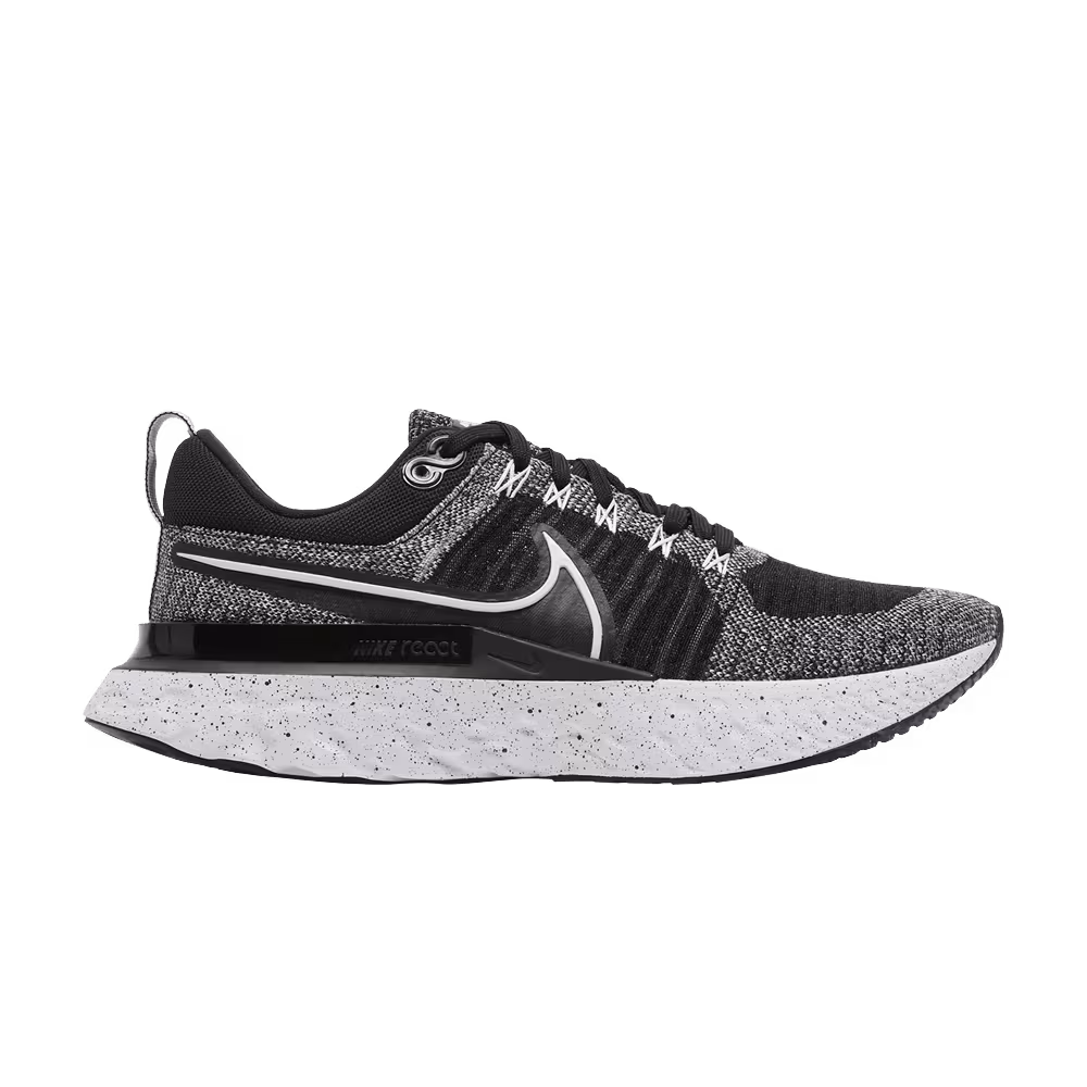 Nike React Infinity Run Flyknit 2 White Black