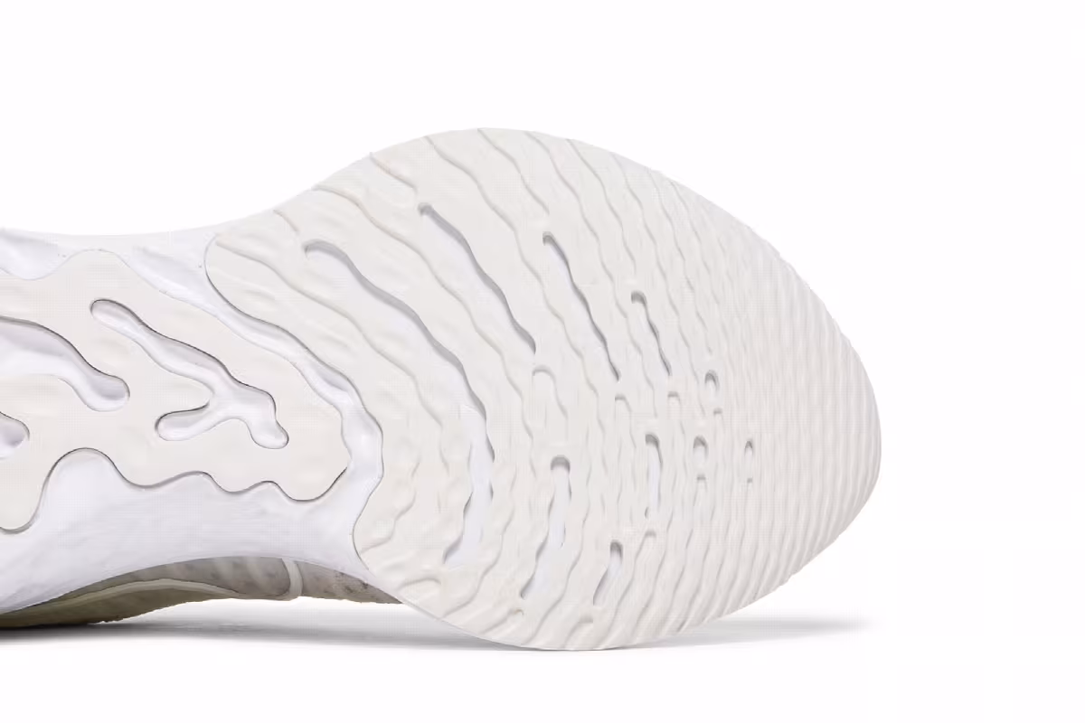 Nike Women's React Infinity Run Flyknit 2 White Light Citron, view 6