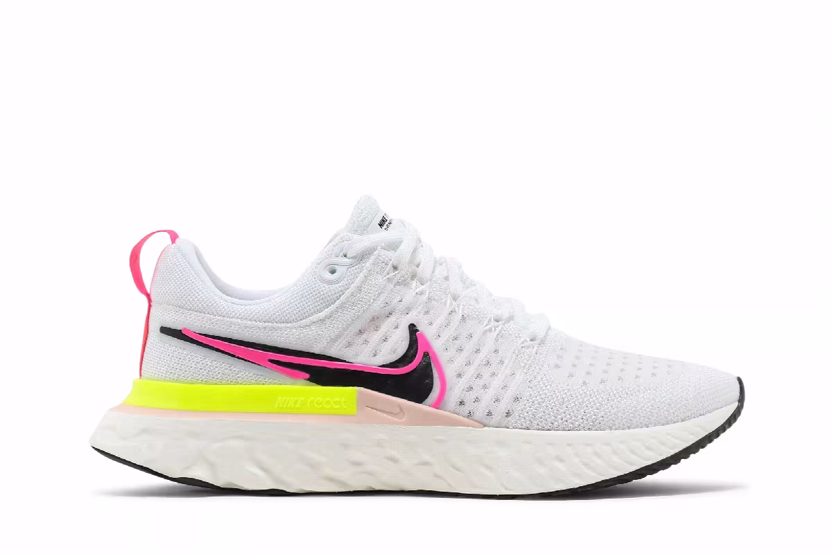 Nike Women's React Infinity Run Flyknit 2 Rawdacious, view 2