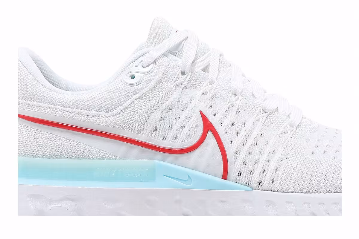 Nike React Infinity Run Flyknit 2 White Glacier Ice, view 3