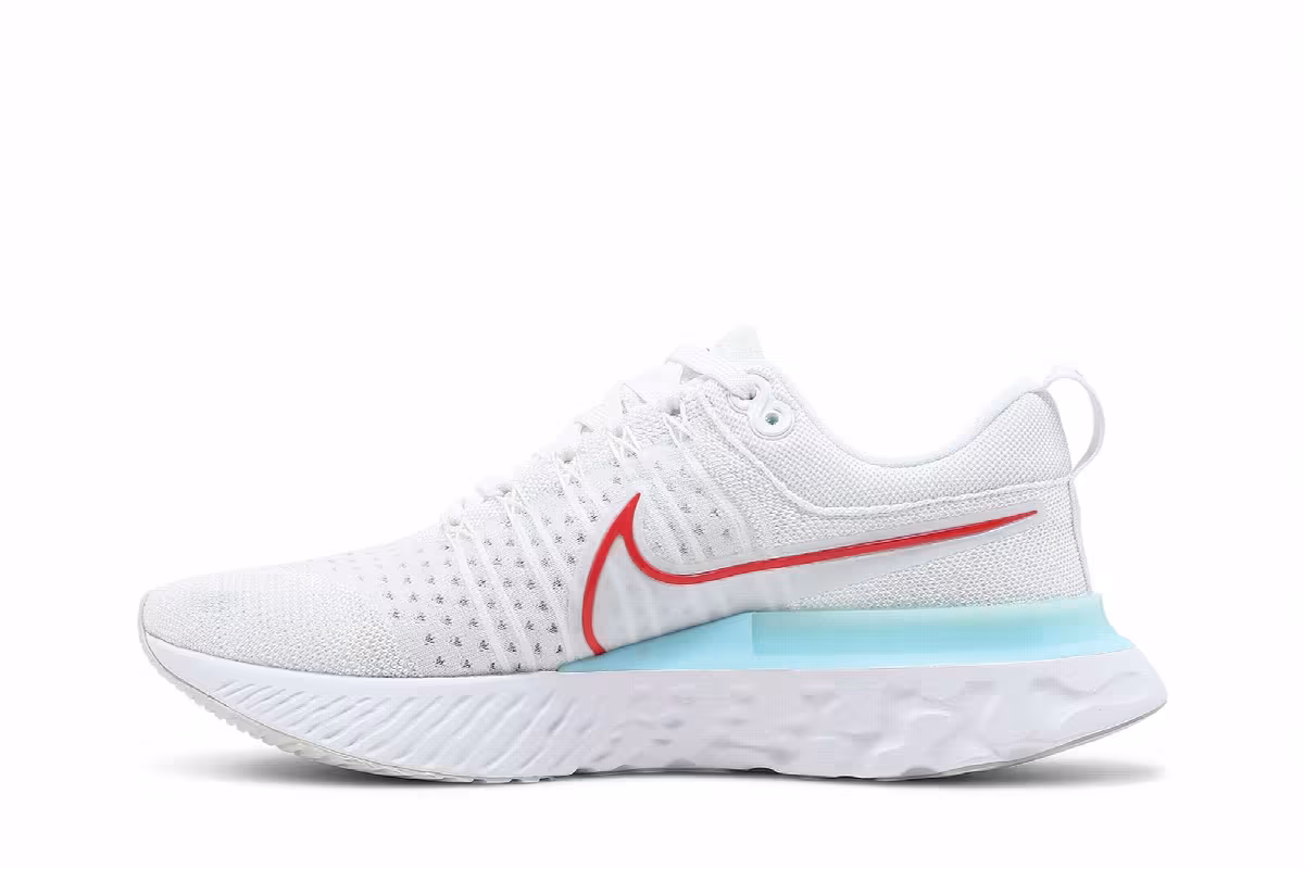 Nike React Infinity Run Flyknit 2 White Glacier Ice, view 4