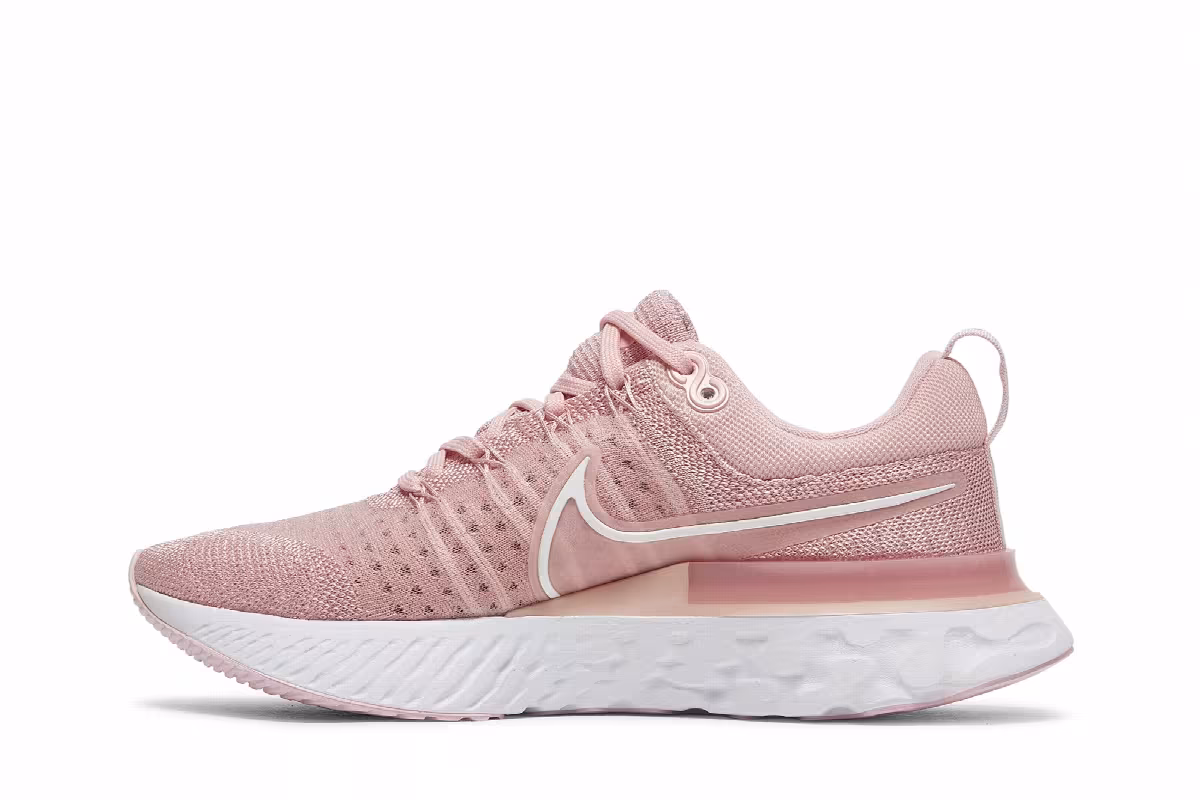 Nike Women's React Infinity Run Flyknit 2 Pink Glaze, view 4
