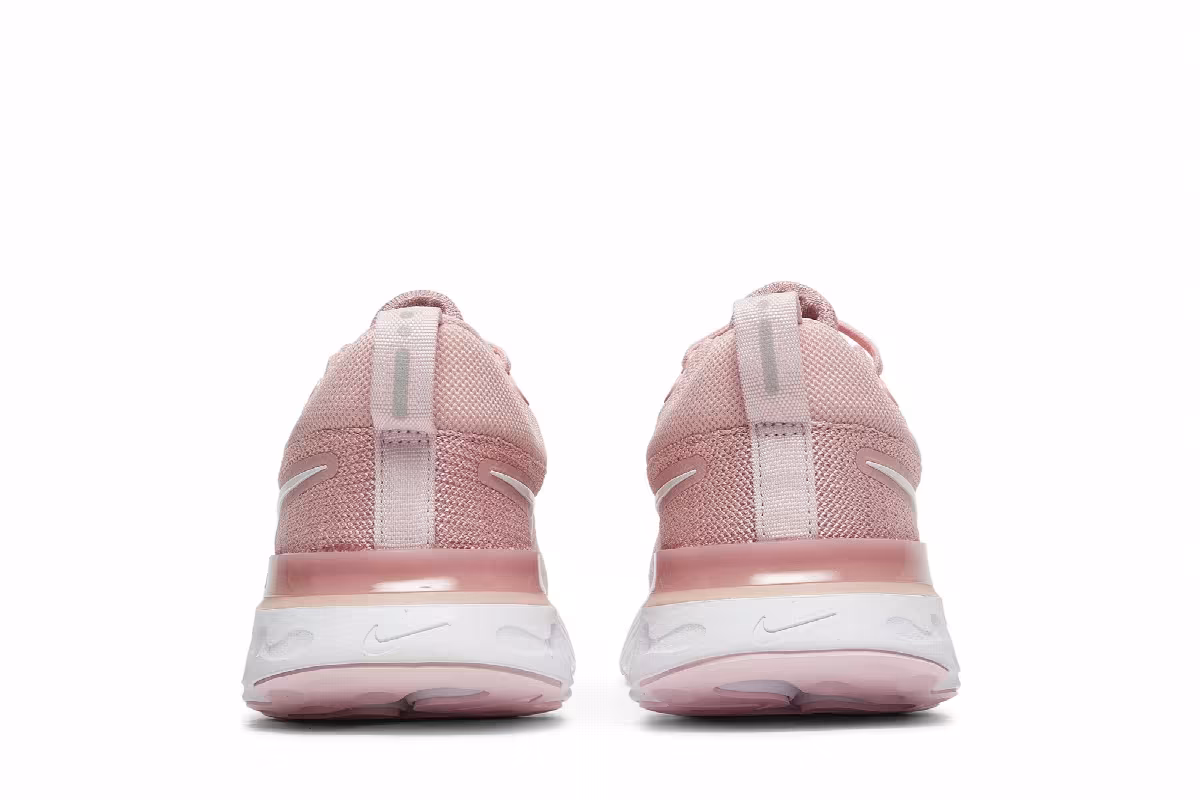 Nike Women's React Infinity Run Flyknit 2 Pink Glaze, view 7