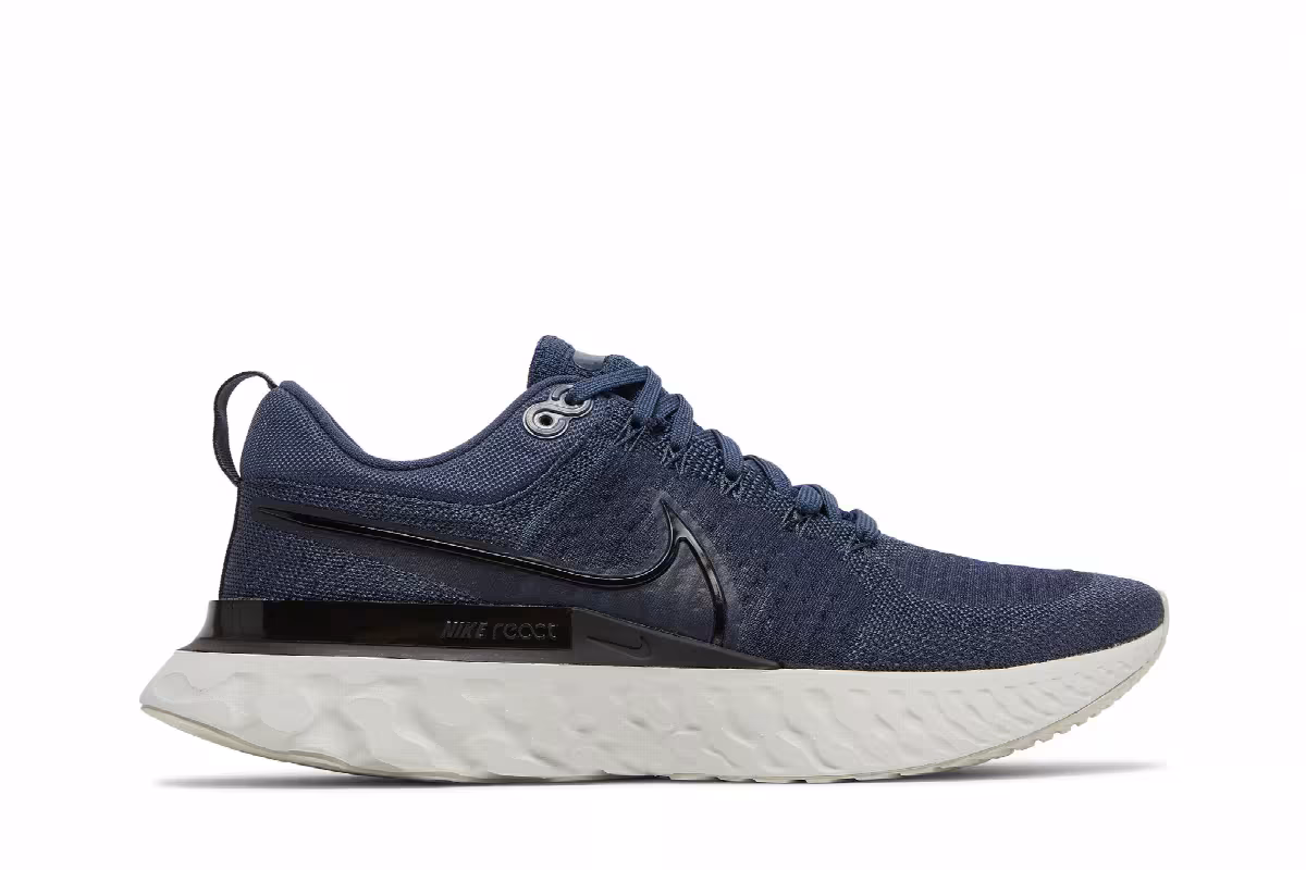 Nike React Infinity Run Flyknit 2 Thunder Blue, view 2