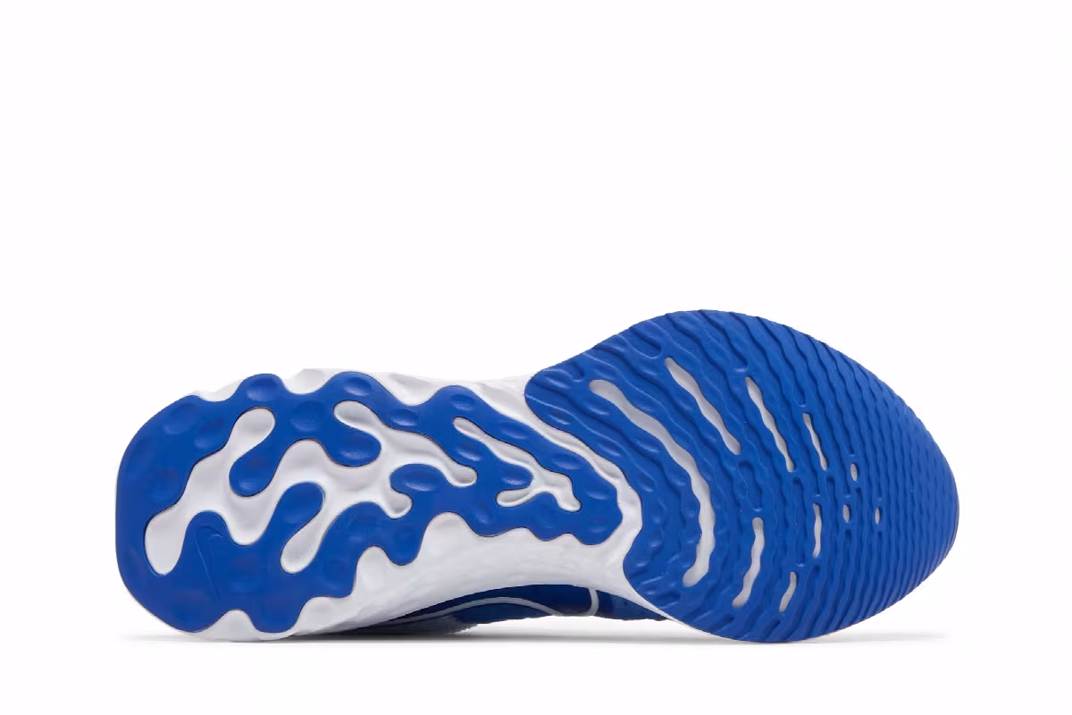 Nike React Infinity Run Flyknit 2 White Hyper Royal, view 5