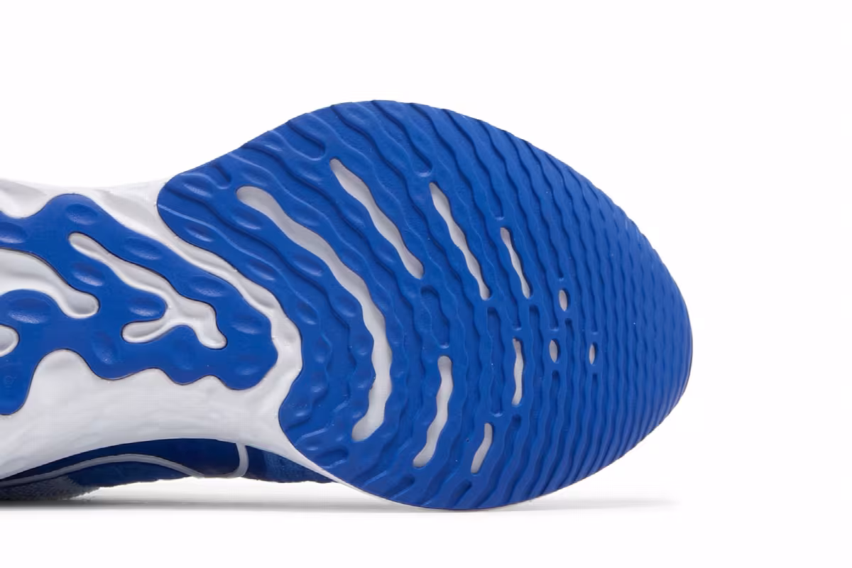 Nike React Infinity Run Flyknit 2 White Hyper Royal, view 6