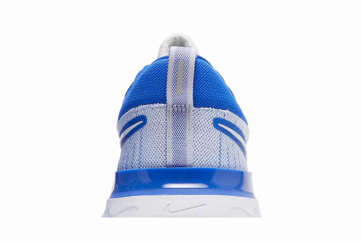 Nike React Infinity Run Flyknit 2 White Hyper Royal, view 8