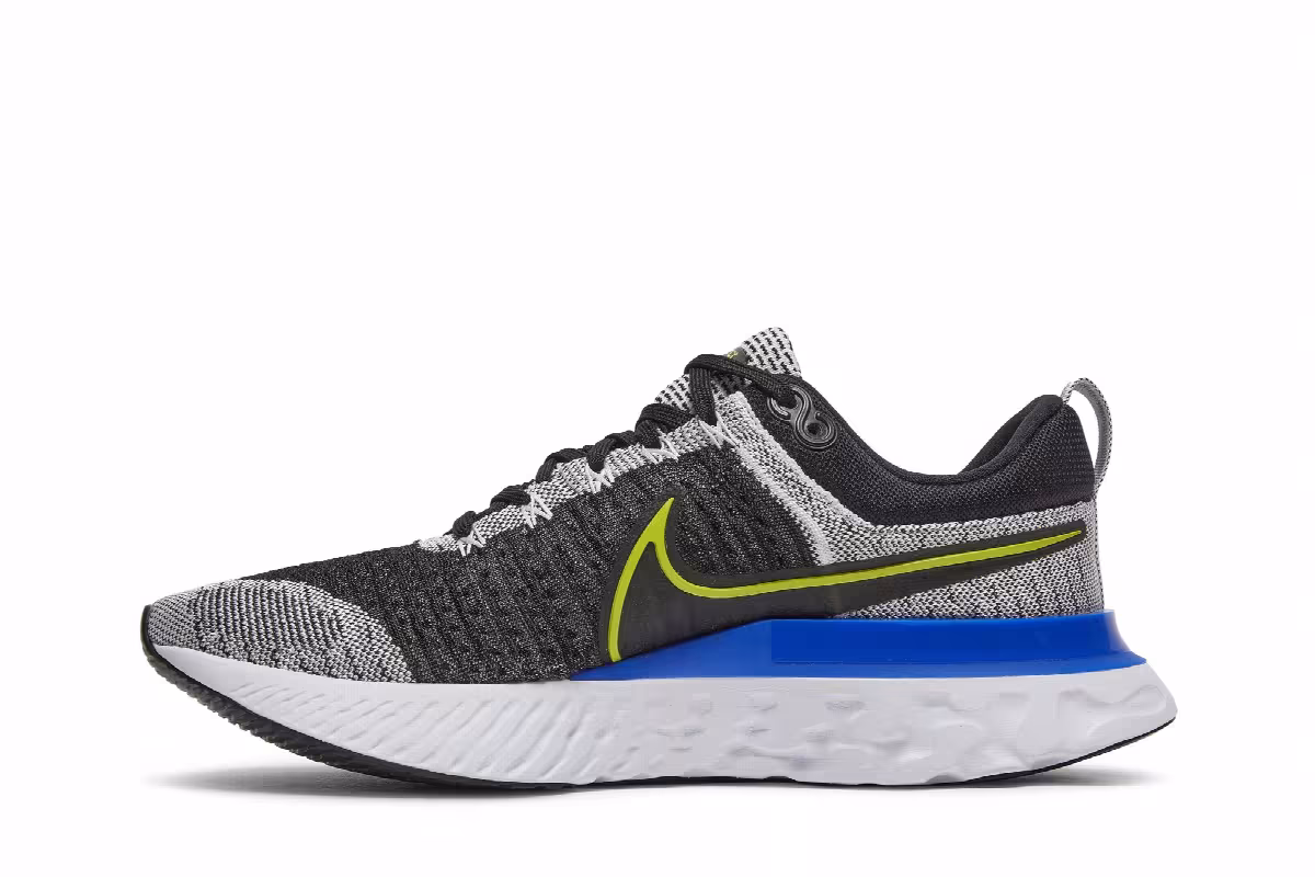 Nike React Infinity Run Flyknit 2 Racer Blue Cyber, view 4