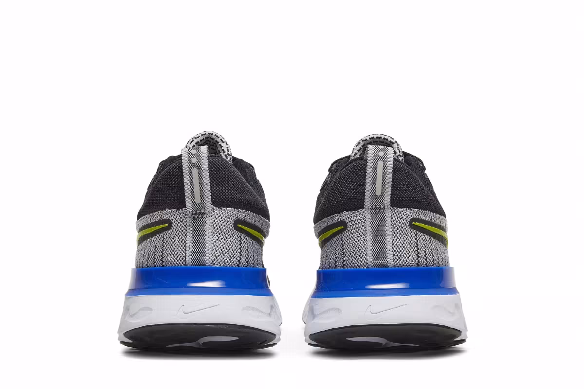 Nike React Infinity Run Flyknit 2 Racer Blue Cyber, view 7