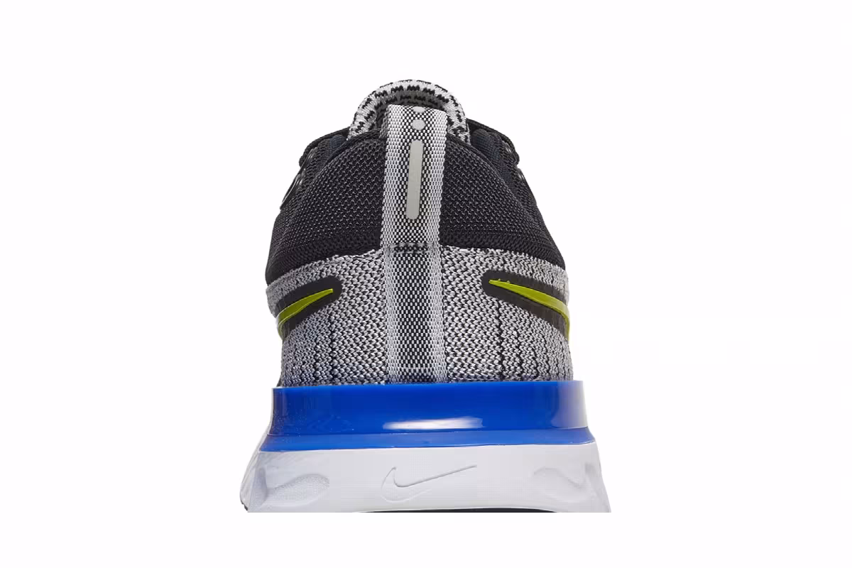 Nike React Infinity Run Flyknit 2 Racer Blue Cyber, view 8