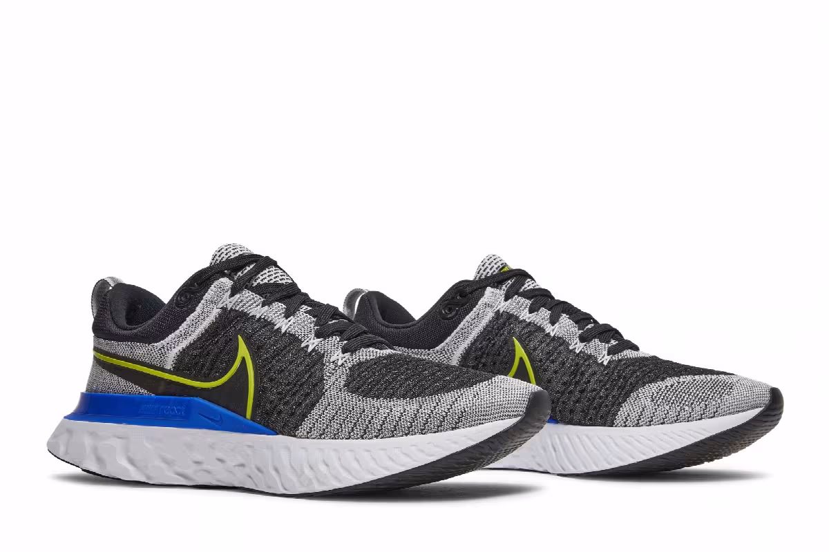 Nike React Infinity Run Flyknit 2 Racer Blue Cyber, view 9