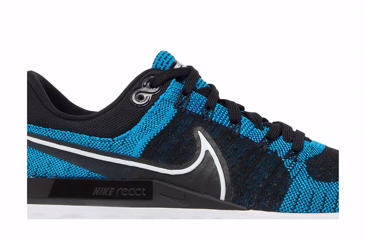 Nike React Infinity Run Flyknit 2 Blue Orbit Black, view 3