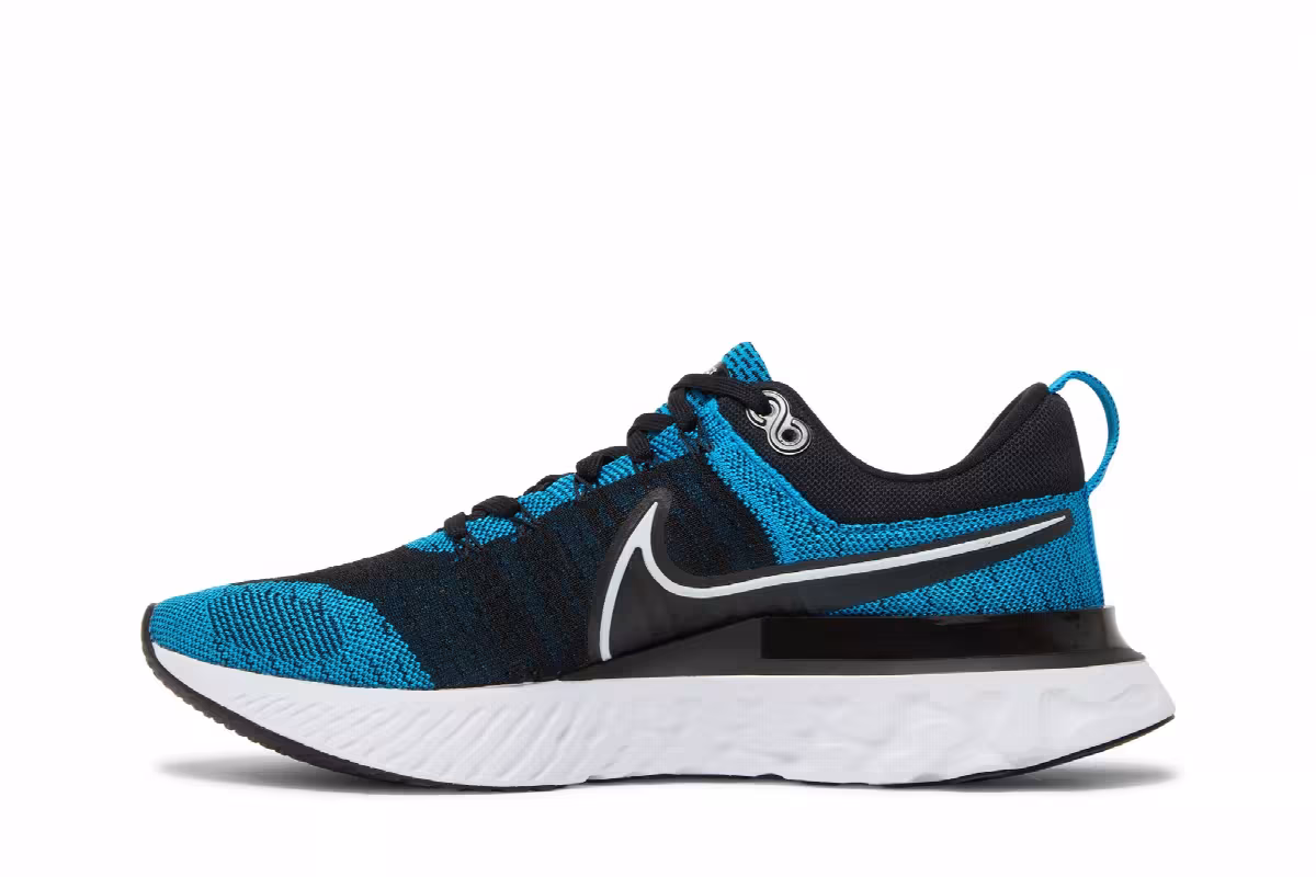 Nike React Infinity Run Flyknit 2 Blue Orbit Black, view 4