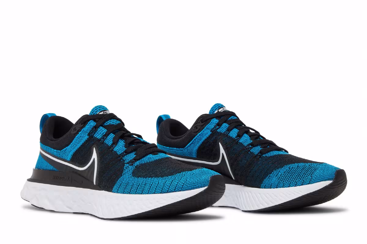 Nike React Infinity Run Flyknit 2 Blue Orbit Black, view 9