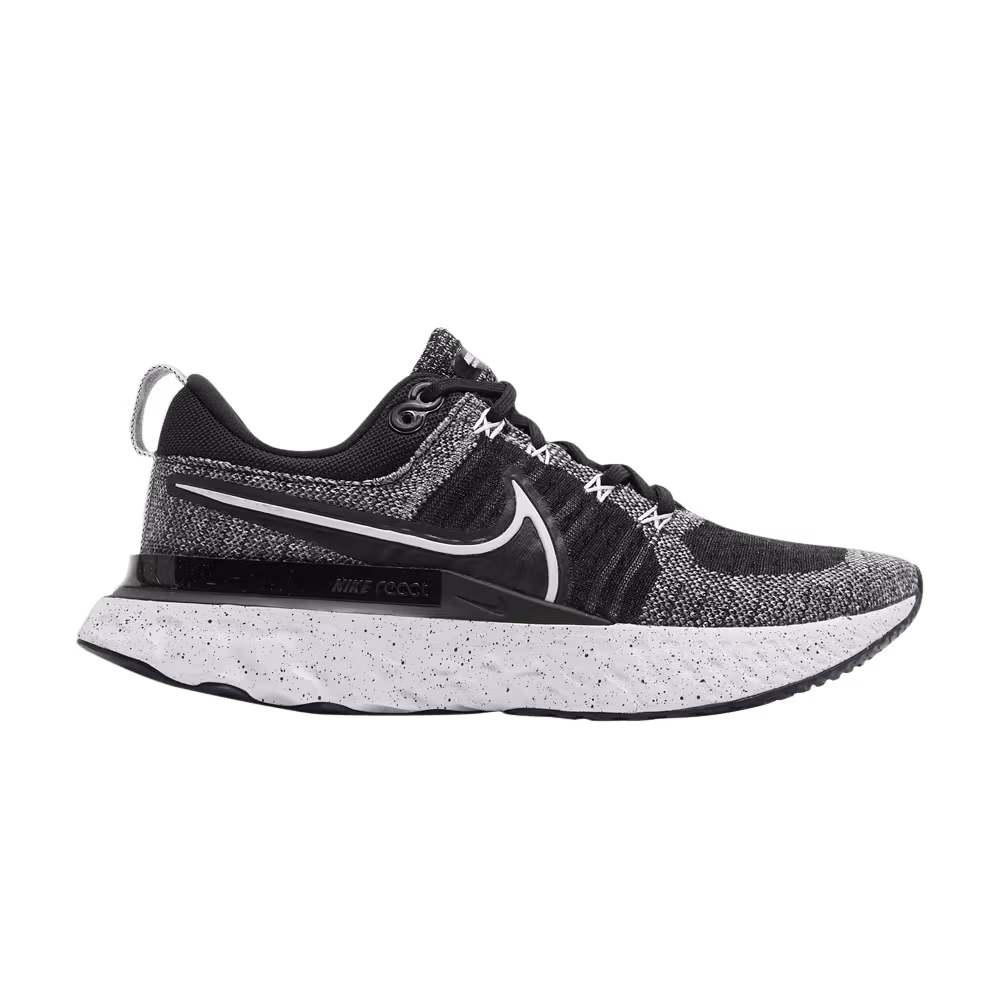 Nike Women's React Infinity Run Flyknit 2 White Black