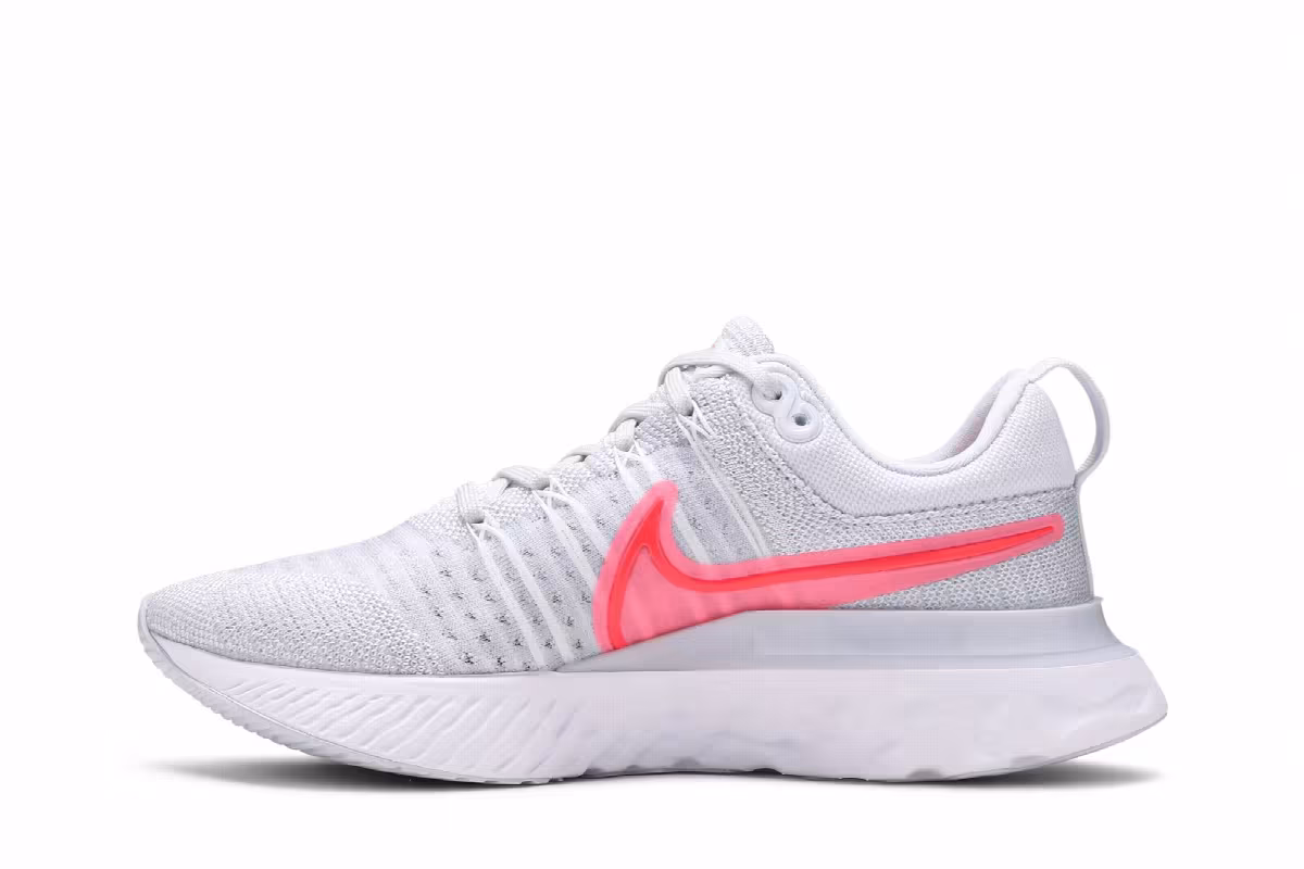 Nike Women's React Infinity Run Flyknit 2 Sunset Pulse, view 4