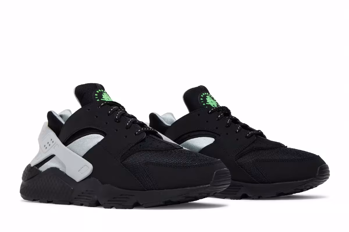 Nike Air Huarache F22 Black Neon, view 9