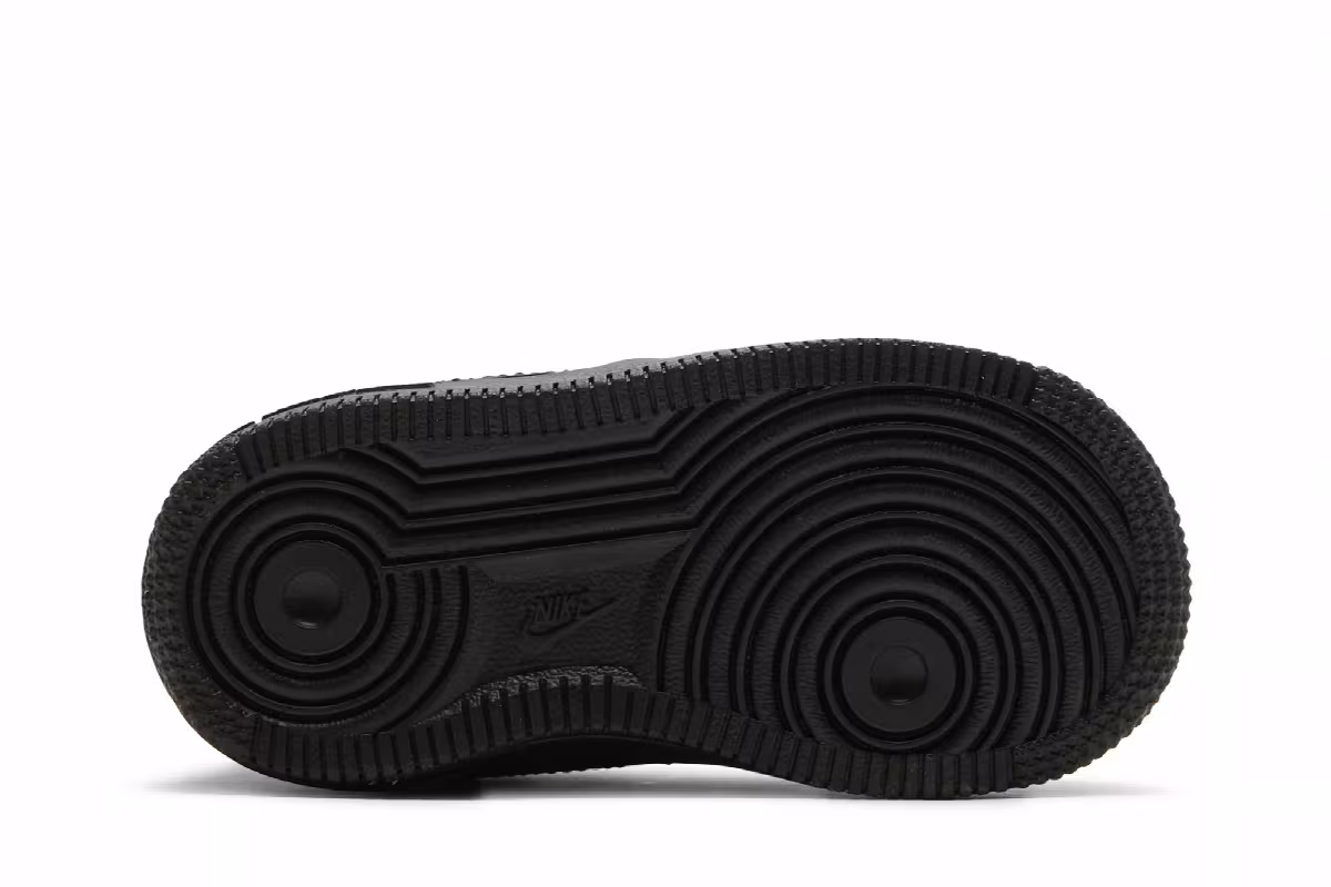 Nike Force 1 LE TD Triple Black, view 5