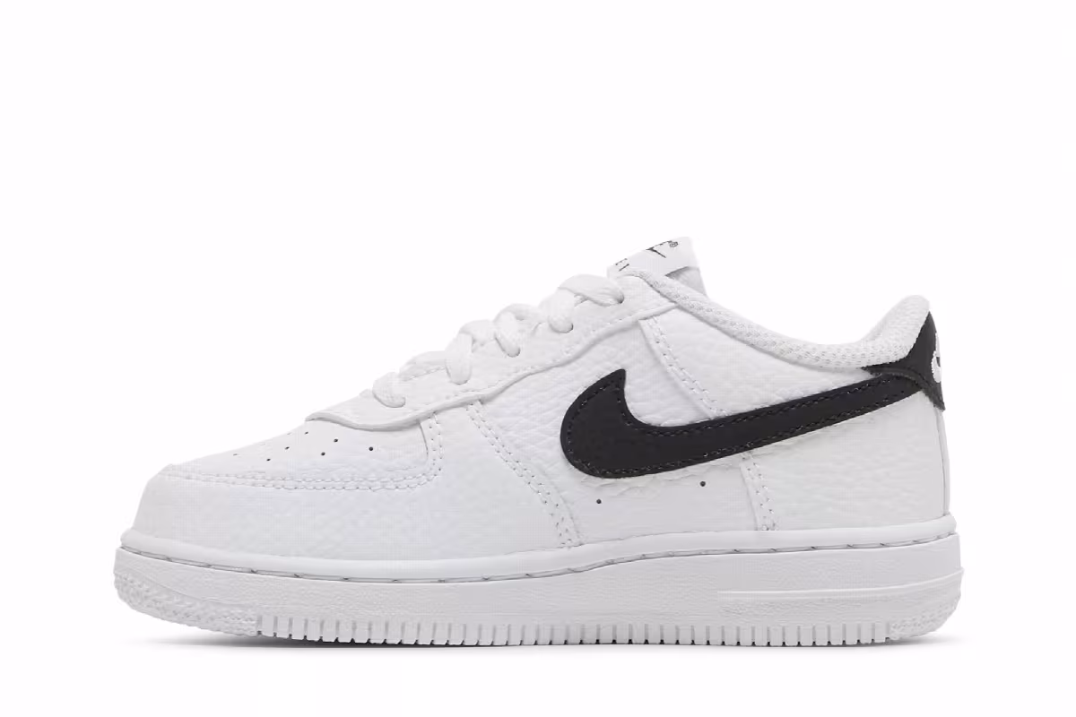 Nike Force 1 TD White Black, view 4