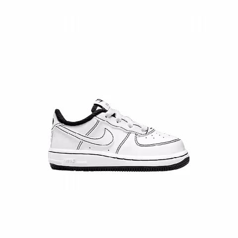 Nike Force 1 TD 'Contrast Stitch - White Black'