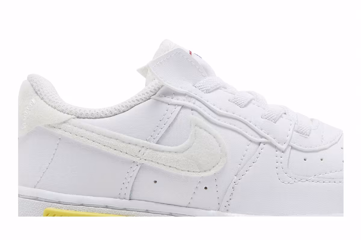 Nike Force 1 Fontanka TD White Opti Yellow, view 3