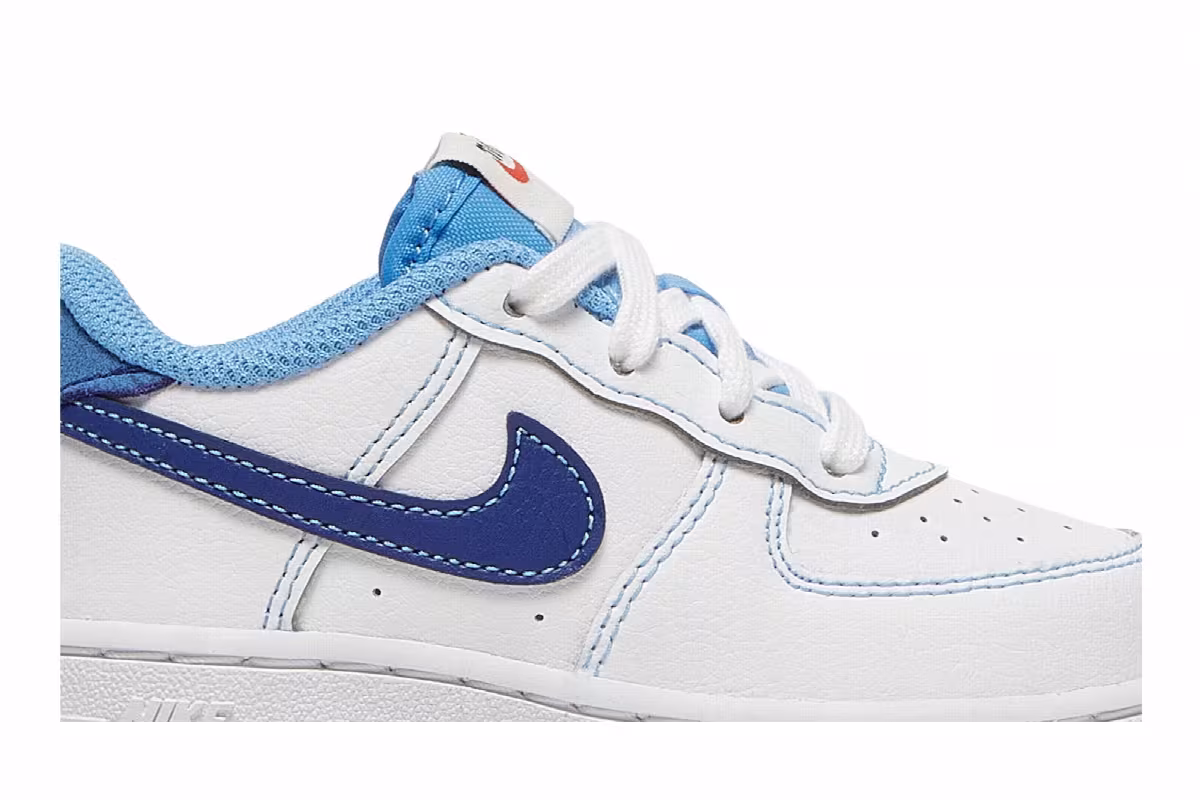 Nike Force 1 TD White University Blue, view 3