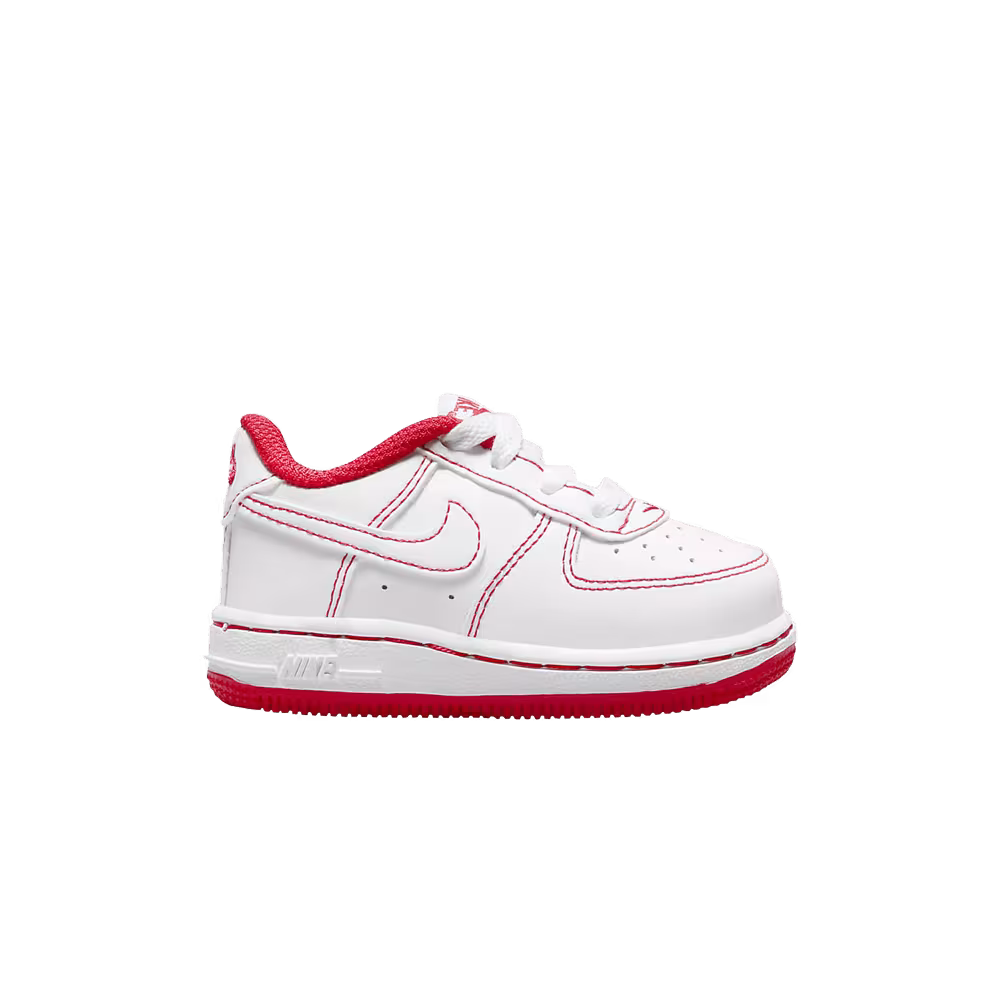 Nike Force 1 TD Contrast Stitch - White University Re