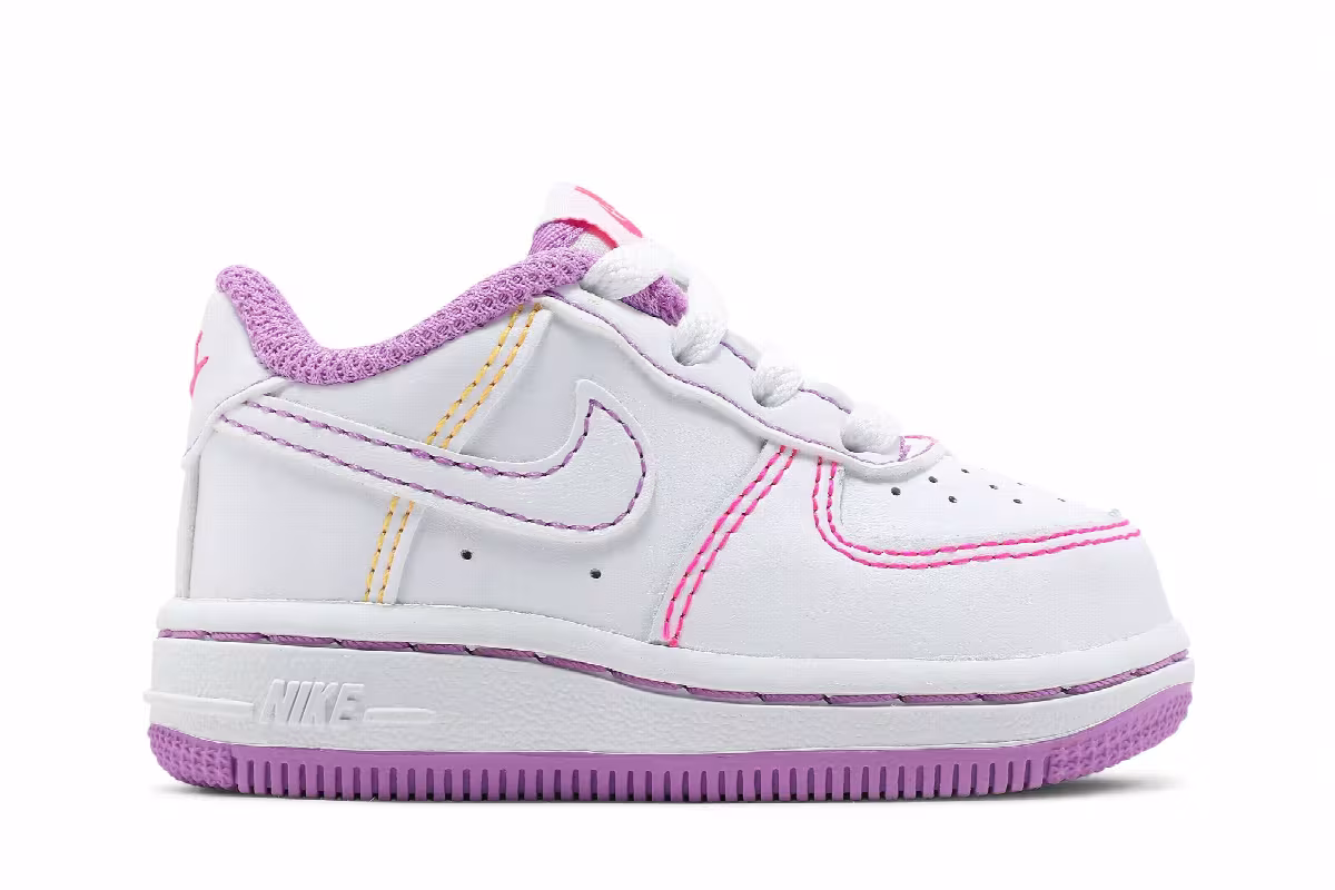 Nike Force 1 TD Contrast Stitch - Fuchsia Glow, view 2
