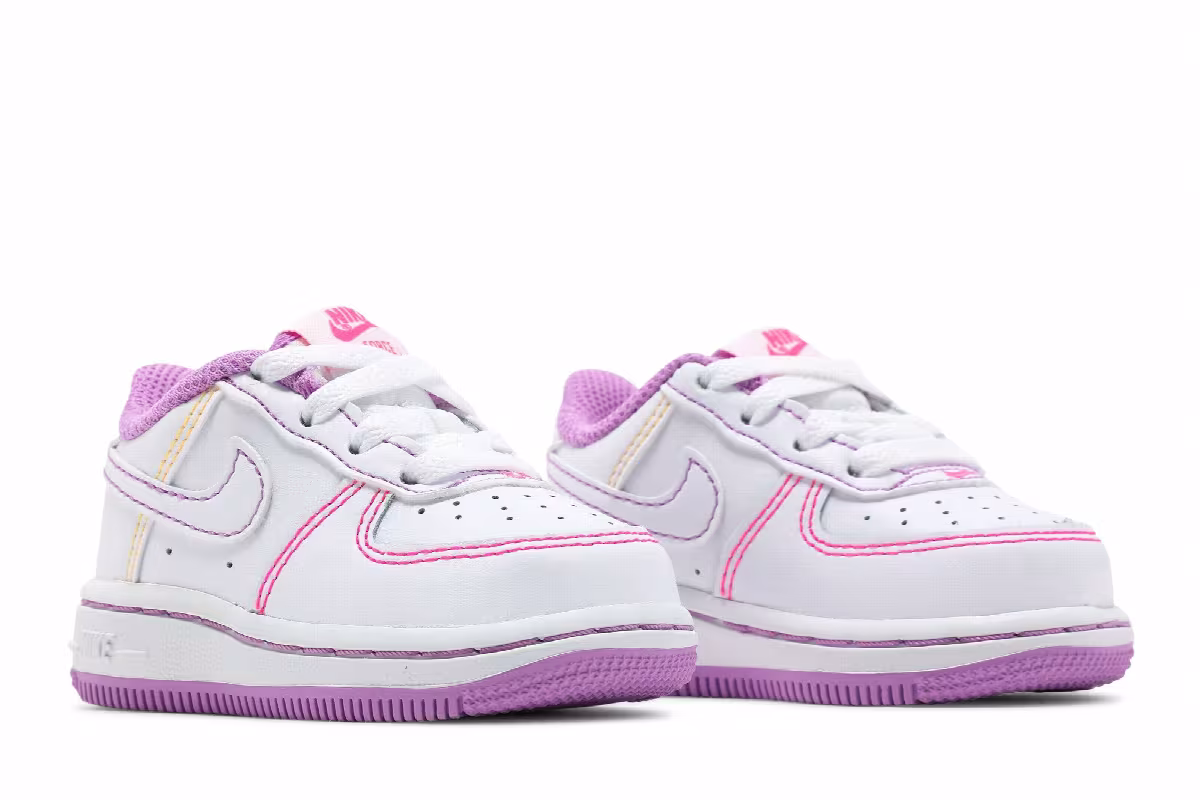 Nike Force 1 TD Contrast Stitch - Fuchsia Glow, view 9