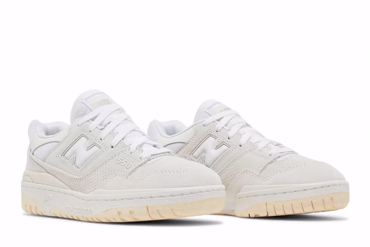 New Balance Women's 550 Sea Salt Macadamia Nut, view 9