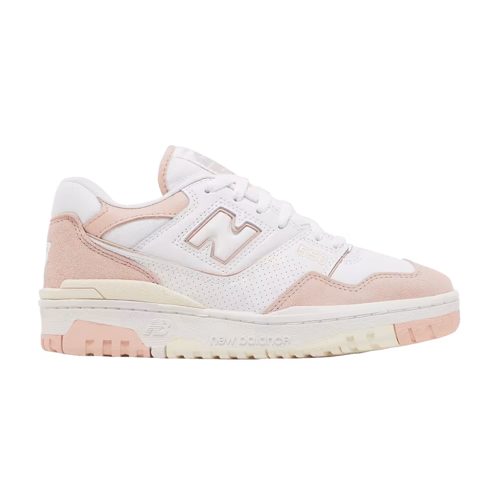 New Balance Women's 550 Pink Sand White