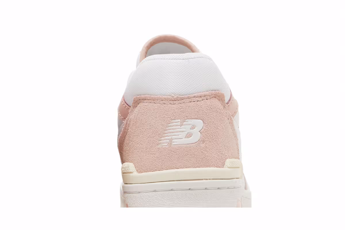 New Balance Women's 550 Pink Sand White, view 8