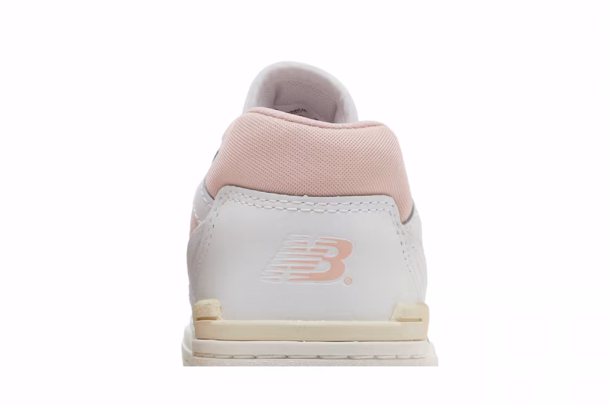 New Balance Women's 550 White Pink Cream, view 8